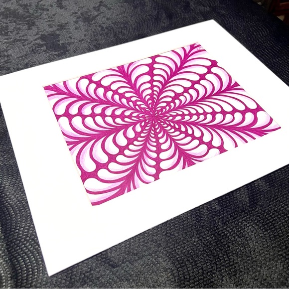 NEW ORIGINAL SIGNED ARTWORK INK DRAWING ON PAPER - Picture 7 of 8